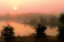 Another gorgeous sunrise from a hillside overlooking Lake Troy Douglas at McLendon Hills